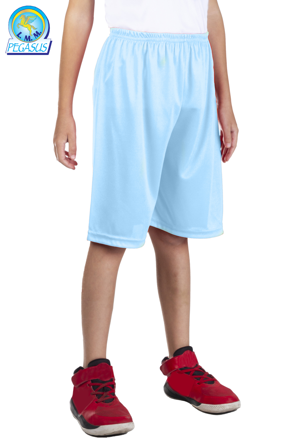 PANTALONCINI IN MAGLINA CELESTE